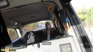 A sexy passenger got wild with the driver in a steamy encounter