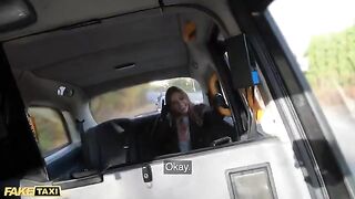 A sexy passenger got wild with the driver in a steamy encounter
