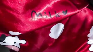 A hot star shower and milky way scene with intense passion, reminiscent of the raw, homemade energy of the couple behind MilkysWays