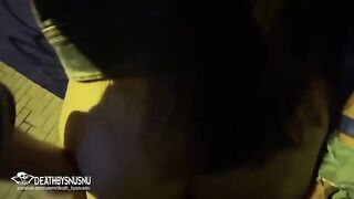 I fucked a Spanish street slut and made her squirt after a party