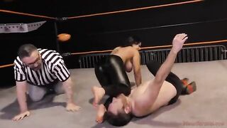 Hot brunette Nadia White dominates her husband Glenn King in a steamy femdom scene