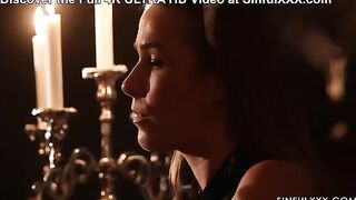 You can look but you can’t touch, sensual lesbian scene