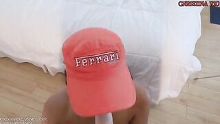 The racing girl is very much interested in deep anal sex