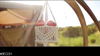 A businessman learns about a wild lifestyle from a hippie girl Kelsi Monroe