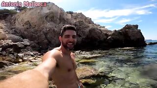 Skinny teen gets fucked on the nude beach and comes back home