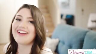 Alyx Star sneaks a cum shot in her stepsister’s pie