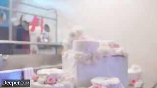 The baker competed, but her appetite was too much to handle