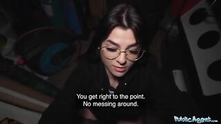 A girl from the streets got a new client, the Public Agent, who filmed her