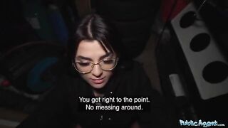A girl from the streets got a new client, the Public Agent, who filmed her