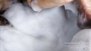 A horny girl gave me a blowjob in the bath and more
