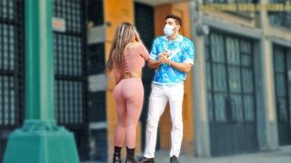 A girl with a big ass seduces a rich stranger to fuck her