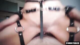 Petite teen treated as a plaything for a rough encounter