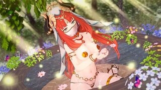 The beautiful girl Nilou is fucking passionately in Genshin Impact