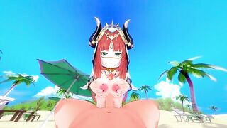 The beautiful girl Nilou is fucking passionately in Genshin Impact
