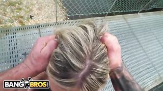 Carla Boom enjoys rough sex, especially with Emilio Ardana outdoors