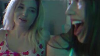 Kinky lesbians Madi Meadows and Lexi Lore make out and engage in passionate sex