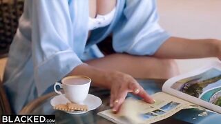 A curious wife gets tempted by a big BBC