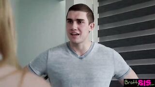 Guy caught jerking off while watching stepsister in bikini
