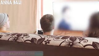 A narrow escape as a husband almost caught us on the couch, risking everything
