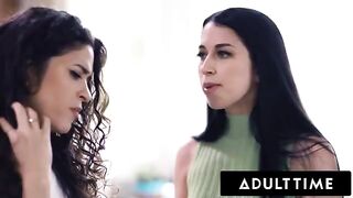 A girl gets a lesson in intimacy from a passionate woman in this steamy "WOMEN'S WORLD" scene