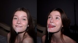 A gorgeous amateur girl with a cute face loves being choked and fucked hard - MIRARI