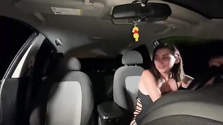 My girlfriend consoles me with her friend in the car