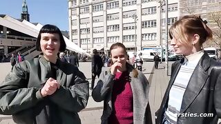 Sexy women are having a threesome sex party, exploring new ways to pleasure themselves with each other