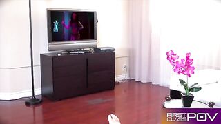 The hottest porn star Adriana Chechik gets her pussy filled with cum