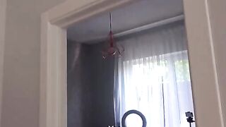 The cheating wife got fucked by an electrician in the mall while her husband shopped