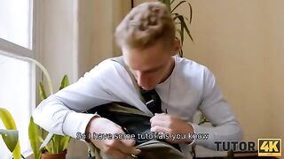 Instead of attending classes, the student got intimate with the tutor