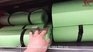 Can you help me choose a yoga mat for a later intimate encounter?