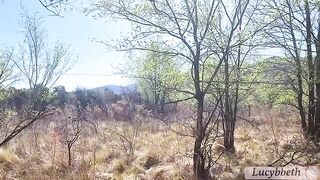 The guy wanted to go trekking, but the girl had other plans for outdoor fun