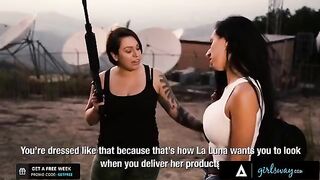 The femdom boss Luna Star teaches her whores to behave in a steamy scene