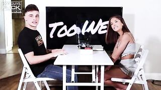 The HGF Experience Live Sex Gameshow - Petite babe handled by Chase Man