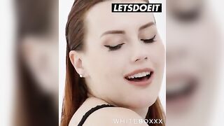 The cute ginger Charlie Red gets her pussy filled with cum