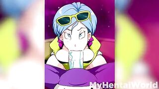 Bulma's biggest tits compilation from Dragon Ball anime