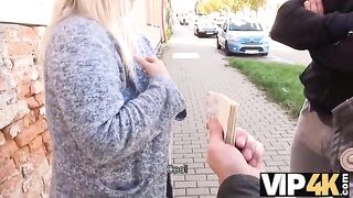 A man tried to seduce a busty woman with a tempting financial offer