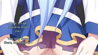 The worship of Goddess Aqua’s ass in a thrilling JOI scene