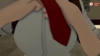 My Hero Academia's Momo and Mineta get steamy in animated action
