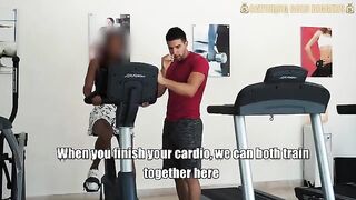 A risk is worth taking when you’re horny, especially in the gym
