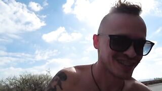 The stupid bitches thought we were bloggers and allowed us to fuck them on the beach