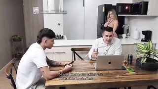 I fucked my step son in front of my husband and he never found out