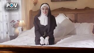 A real adventure with a sexy nun, full of passion and desire