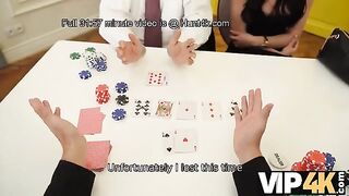 She lost a game, so she had to engage in intimate act on camera