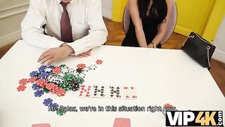 She lost a game, so she had to engage in intimate act on camera