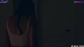 Strap-on Halloween XXX parody with a playful and seductive vibe