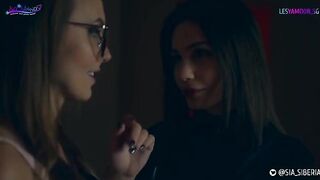 Strap-on Halloween XXX parody with a playful and seductive vibe