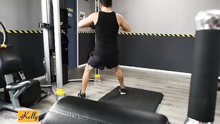 I was crushed on my fitness colleague, so we got intimate in the gym restroom