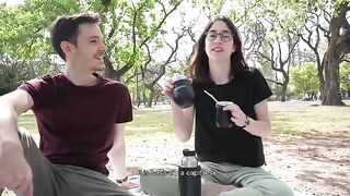 How a park visit ends with a public blowjob?