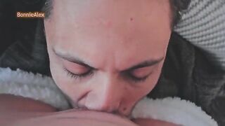 The couple made passionate love in pajamas, capturing every intimate moment